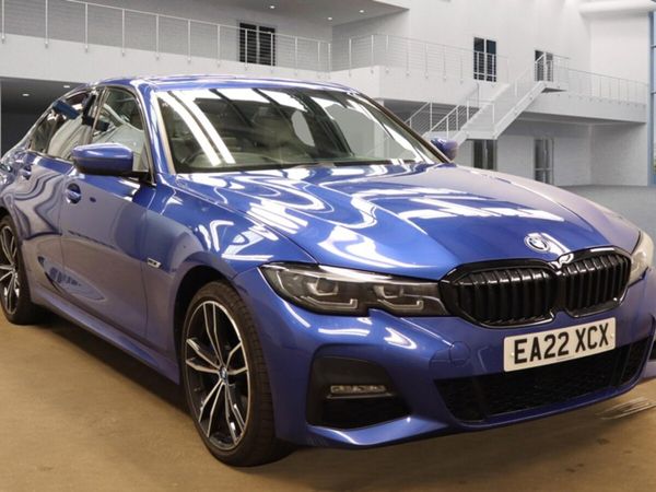 BMW 3-Series Saloon, Petrol Hybrid, 2022, Blue
