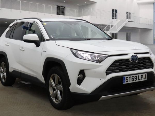 Toyota RAV4 SUV, Petrol Hybrid, 2019, White