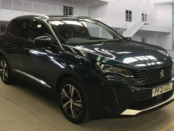 Peugeot 3008 SUV, Petrol Hybrid, 2021, Blue