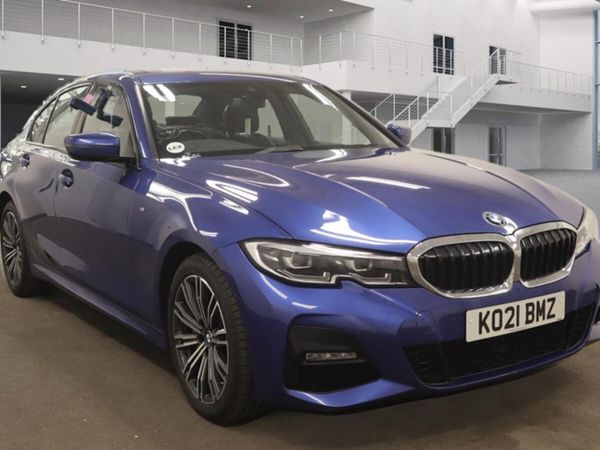 BMW 3-Series Saloon, Petrol Hybrid, 2021, Blue
