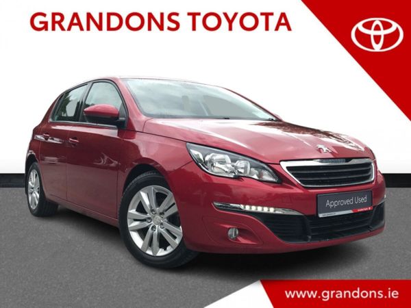 Peugeot 308 Hatchback, Diesel, 2018, Red