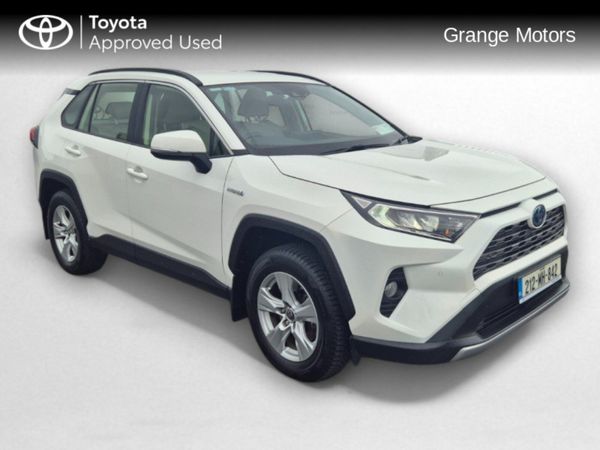 Toyota RAV4 SUV, Petrol Hybrid, 2021, White
