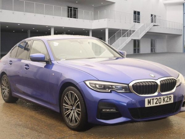 BMW 3-Series Saloon, Petrol Hybrid, 2020, Blue