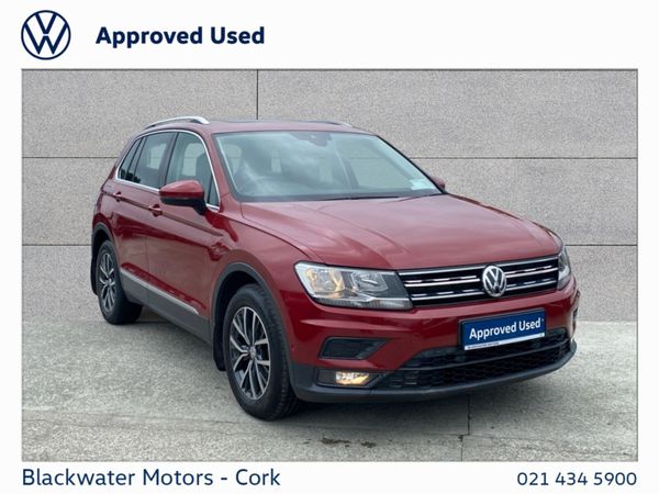 Volkswagen Tiguan SUV, Diesel, 2018, Red