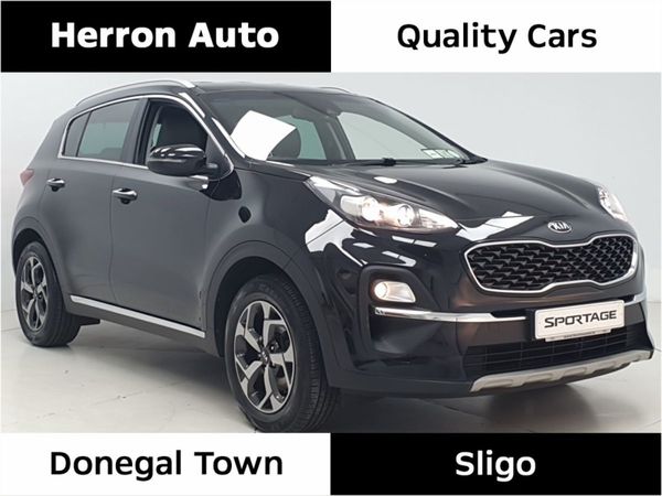 Kia Sportage SUV, Diesel Hybrid, 2021, Black