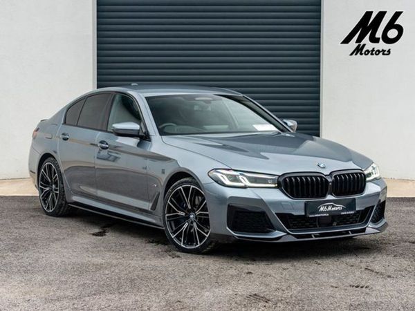 BMW 5-Series Saloon, Hybrid, 2020, Blue