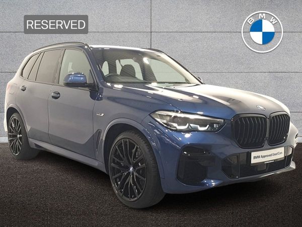 BMW X5 SUV, Petrol Plug-in Hybrid, 2022, Blue