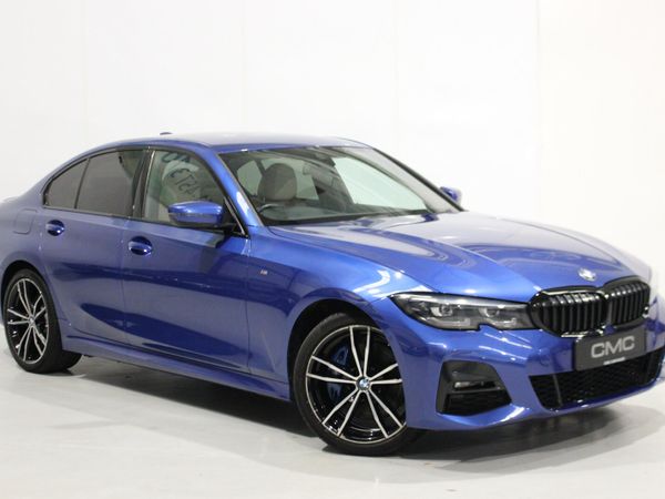 BMW 3-Series Saloon, Petrol Hybrid, 2021, Blue