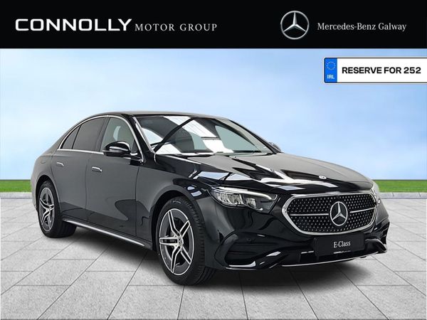 Mercedes-Benz E-Class Saloon, Diesel Plug-in Hybrid, 2025, Black