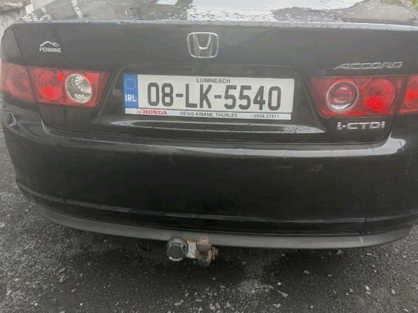 Honda Accord Saloon, Diesel, 2008, Black
