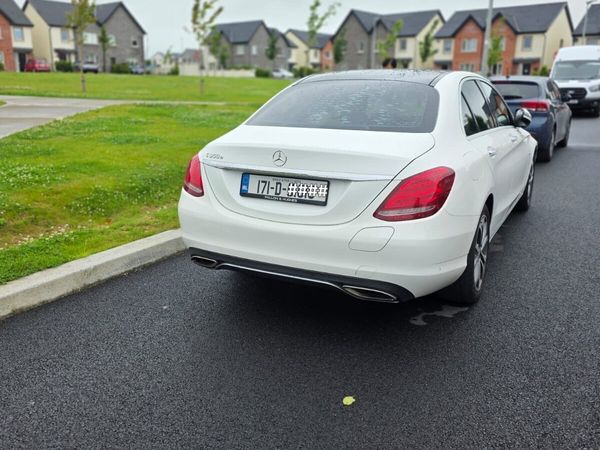 Mercedes-Benz C-Class Saloon, Petrol Plug-in Hybrid, 2017, White