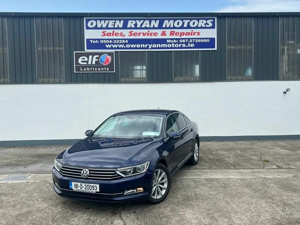 Volkswagen Passat Saloon, Diesel, 2018, Blue