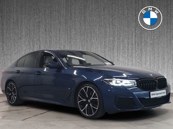 BMW 5-Series Saloon, Diesel, 2022, Blue
