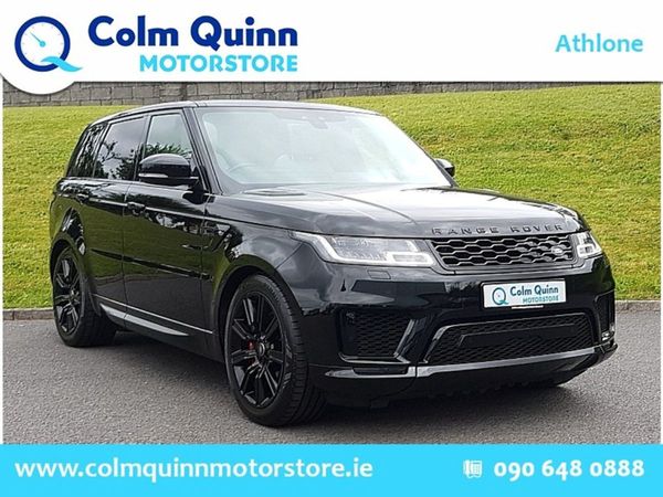 Land Rover Range Rover Sport SUV, Petrol Plug-in Hybrid, 2020, Black