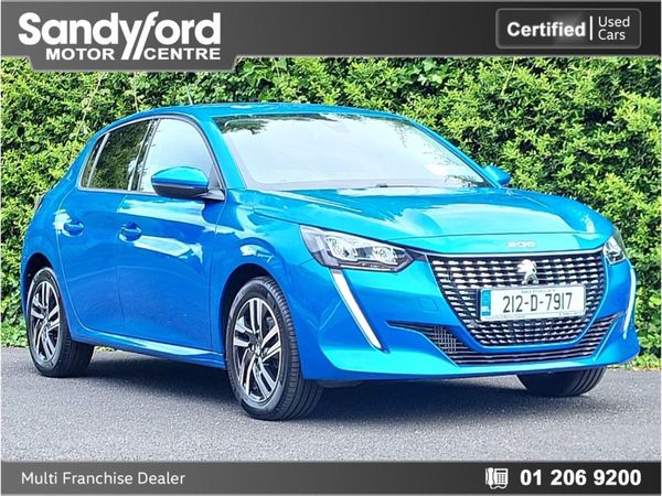 Peugeot 208 Hatchback, Petrol, 2021, Blue