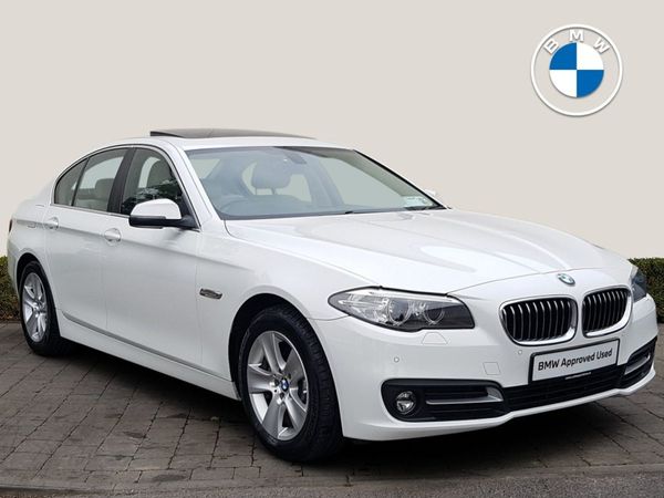 BMW 5-Series Saloon, Diesel, 2016, White