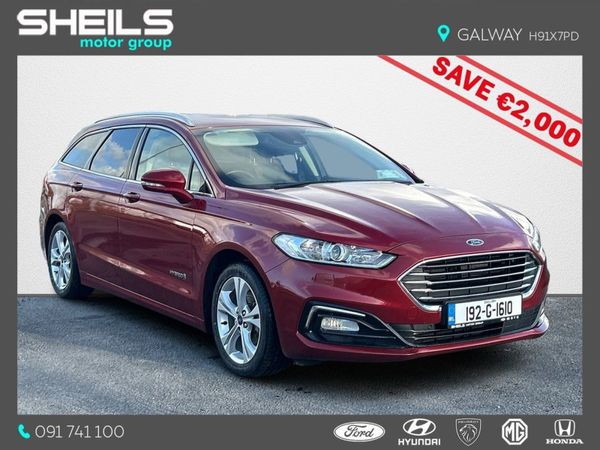 Ford Mondeo Estate, Petrol Hybrid, 2019, Red