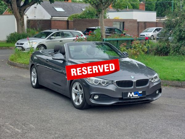 BMW 4-Series Convertible, Diesel, 2014, Grey