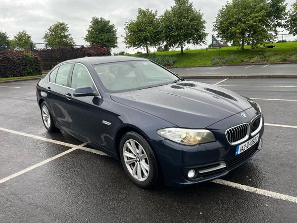BMW 5-Series Saloon, Diesel, 2014, Blue