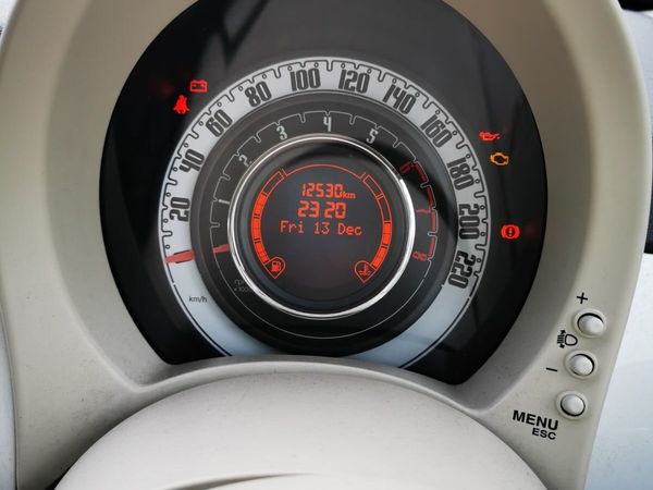 Fiat 500 Hatchback, Petrol, 2013, White