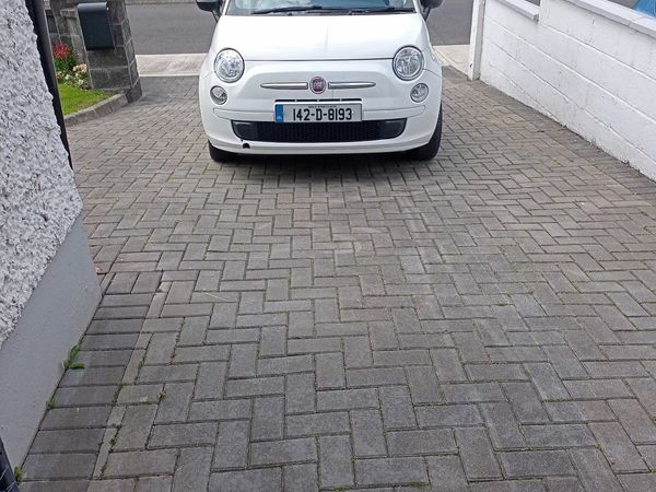 Fiat 500 Hatchback, Petrol, 2014, White