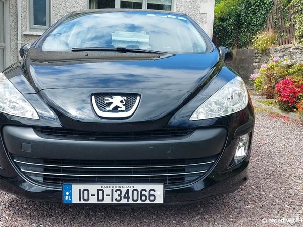 Peugeot 308 Hatchback, Petrol, 2010, Black