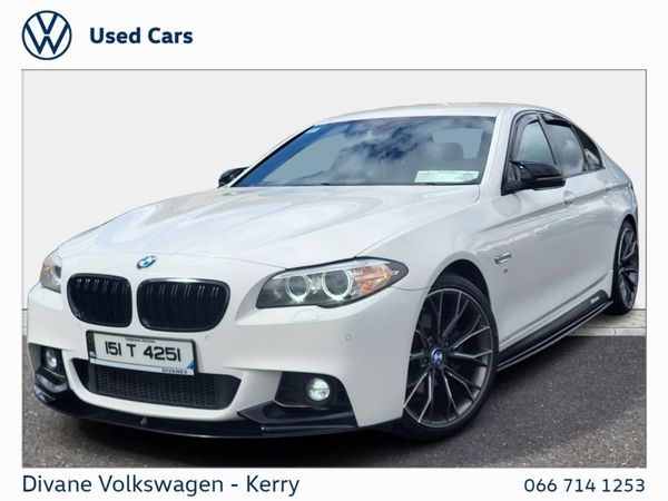 BMW 5-Series Saloon, Diesel, 2015, White