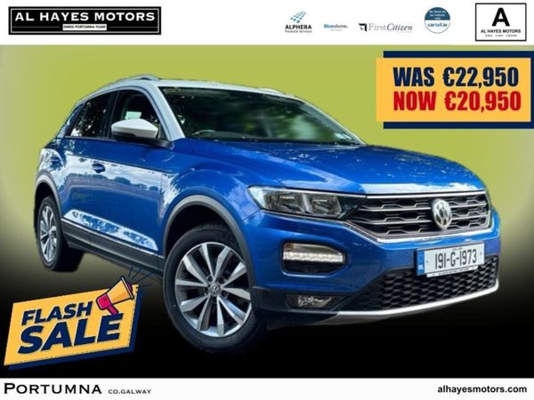 Volkswagen T-Roc SUV, Diesel, 2019, Blue