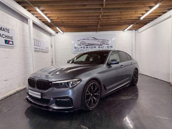 BMW 5-Series Saloon, Diesel, 2017, Blue