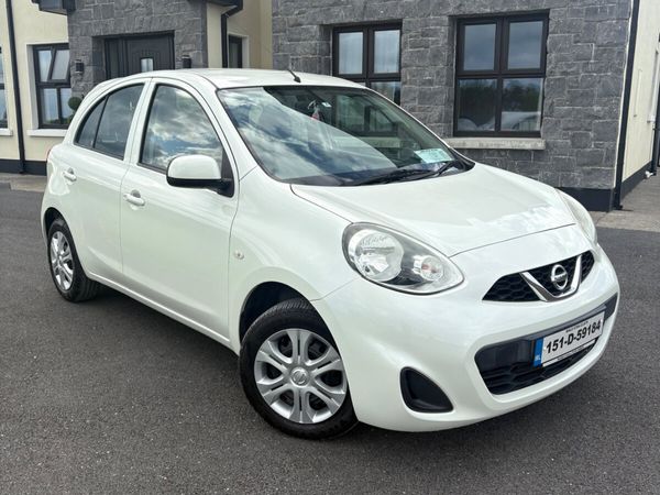 Nissan March Hatchback, Petrol, 2015, White