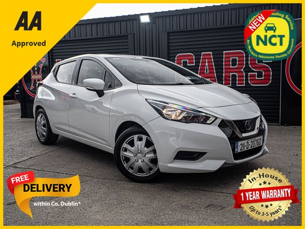 Nissan Micra Hatchback, Petrol, 2021, White