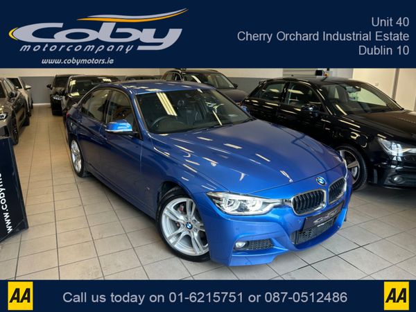 BMW 3-Series Saloon, Petrol Plug-in Hybrid, 2018, Blue