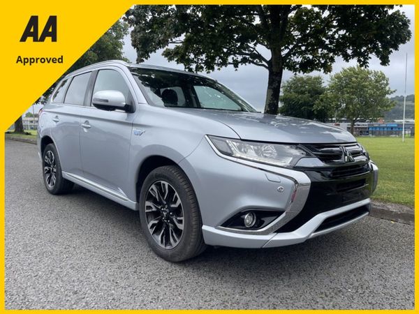 Mitsubishi Outlander Estate, Petrol Plug-in Hybrid, 2018, Silver