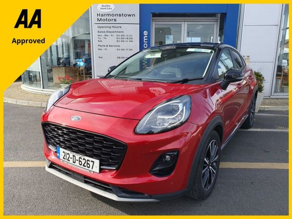 Ford Puma MPV, Hybrid, 2021, Red