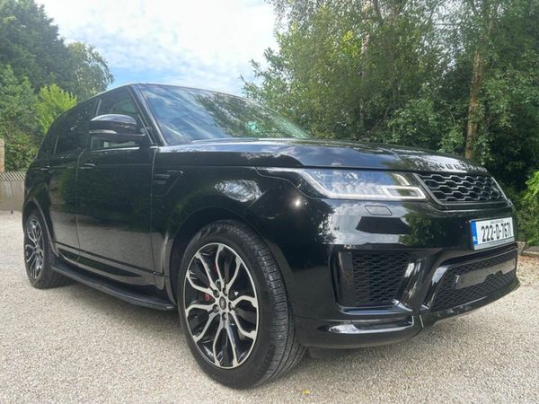 Land Rover Range Rover Sport SUV, Petrol Plug-in Hybrid, 2022, Black