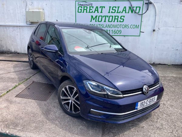 Volkswagen Golf Hatchback, Petrol, 2019, Blue