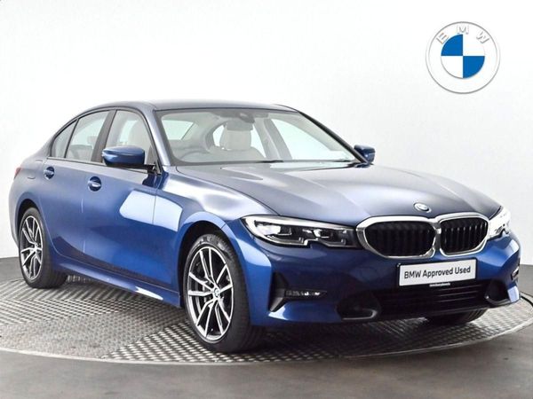 BMW 3-Series Saloon, Petrol Plug-in Hybrid, 2021, Blue