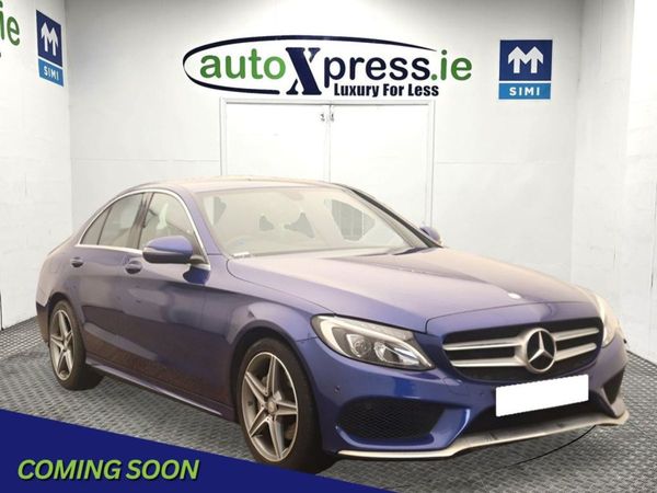 Mercedes-Benz C-Class Saloon, Diesel, 2017, Blue