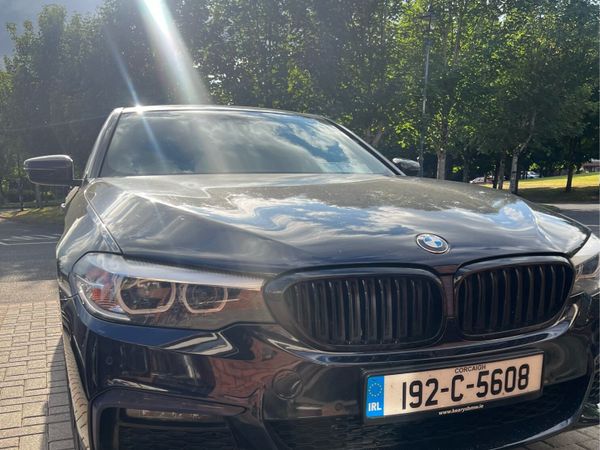 BMW 5-Series Saloon, Petrol Plug-in Hybrid, 2019, Black