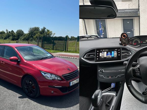 Peugeot 308 Hatchback, Diesel, 2015, Red