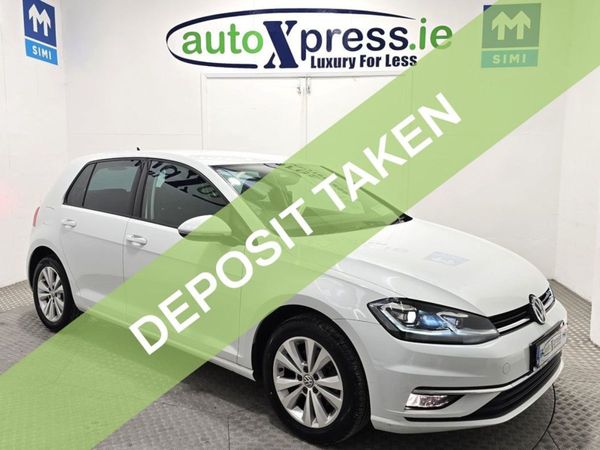 Volkswagen Golf Hatchback, Petrol, 2018, White