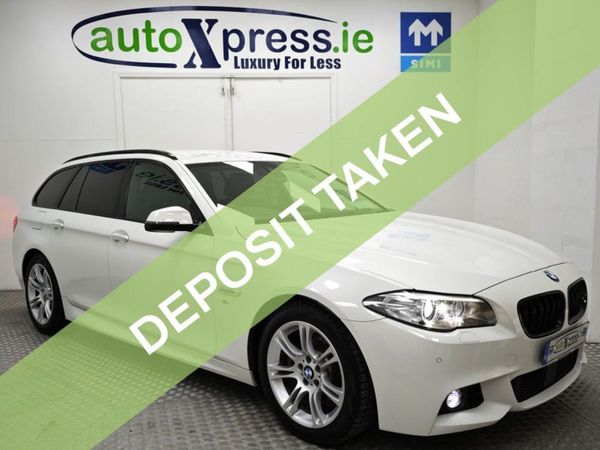 BMW 5-Series Estate, Diesel, 2016, White