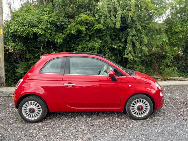Fiat 500 Hatchback, Petrol, 2013, Red