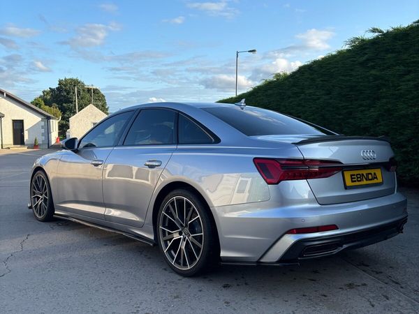 Audi A6 Saloon, Diesel Hybrid, 2019, Silver