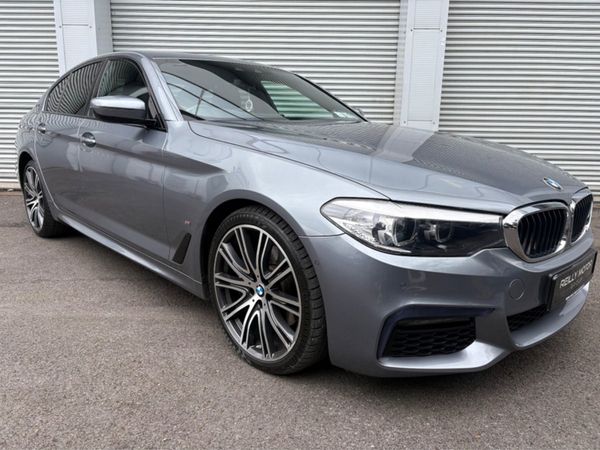 BMW 5-Series Saloon, Hybrid, 2019, Blue