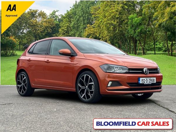 Volkswagen Polo Hatchback, Petrol, 2019, Orange