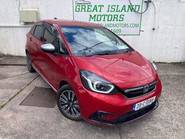 Honda Fit Hatchback, Petrol Hybrid, 2020, Red