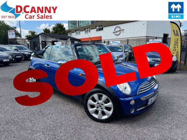 Mini Cooper Cabriolet, Petrol, 2006, Blue