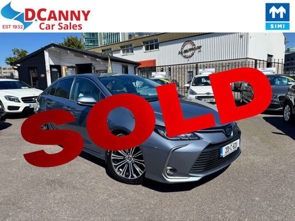 Toyota Corolla Saloon, Petrol Hybrid, 2020, Grey