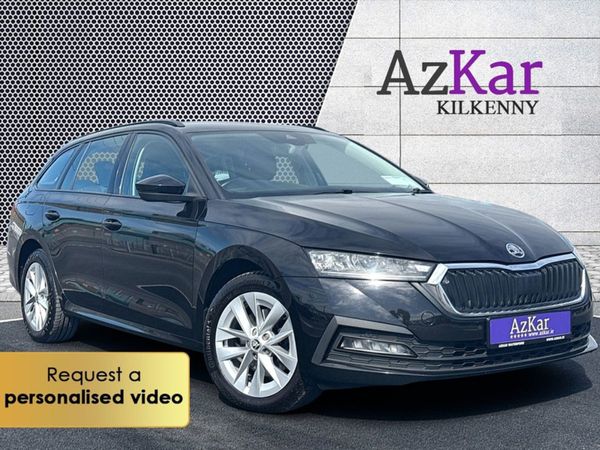 Skoda Octavia Estate, Petrol Plug-in Hybrid, 2021, Black